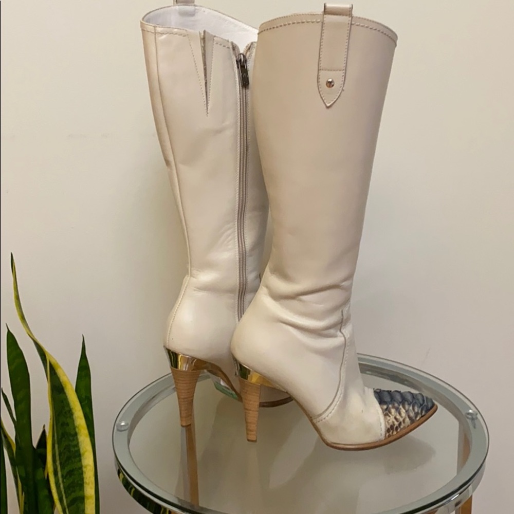 Angela Falconi, Leather Boots, Sz 35 🔥🔥🔥